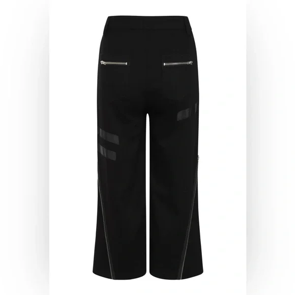 Banned Alternative Ember 3/4 Length Grunge Trousers - Picture 4 of 6